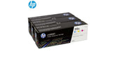 HP 312A Cyan+Magnta+Yellow Original LaserJet Toner Cartridge ( CF440AM) (Original) - CompuMe